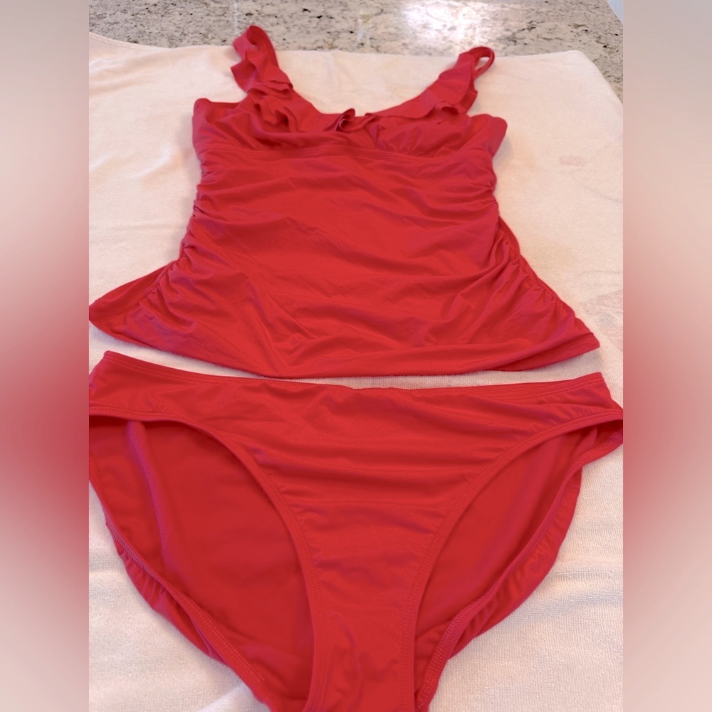 Ralph Lauren Coral Tankini Set